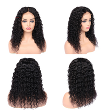 Load image into Gallery viewer, Human Hair water wave Wigs with 13x4 Front Lace -شعر مستعار مموج بشعر طبيعي مع دانتيل أمامي 13x4