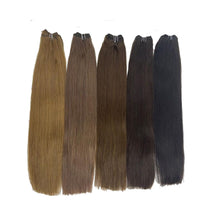 Load image into Gallery viewer, UTip Hair Extensions Human Hair 24 Inches Extensions with Natural Hair 100 Strands Keratin Bond Hair Extensions Soft Long Lasting Anti Tangle