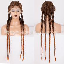 Load image into Gallery viewer, Estelle European And American Wigs New Wig Four Strand Dirty Braids Realistic Braids Headgear Natural Doll Hair