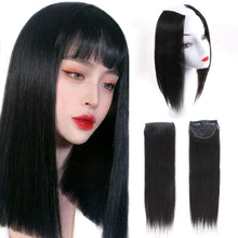 Load image into Gallery viewer, Estelle Nature HAIR Clip-in Double Drawn Short Straight Invisible Hair pieces for Thinning Hair ,Adding Hair Volume قطع شعر غير مرئية من Estelle Nature يتم تثبيتها بمشبك مزدوج قصير مستقيم وغير مرئي لترقق الشعر ، مما يزيد من كثافة الشعر.