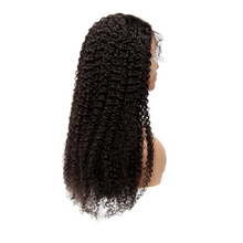 Load image into Gallery viewer, deep curly silk top human hair wig with 13x4 lace front-شعر مستعار بشري عميق مجعد من الحرير مع دانتيل أمامي 13x4