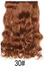 Load image into Gallery viewer, Eestelle full head one-piece long straight and Body Wave hair extension, with 5 clips, suitable for women and girls