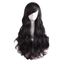 Load image into Gallery viewer, Estelle Charming Women's Long Curly Full Hair Wig Black باروكة شعر مستعار طويل مجعد طويل جذاب للنساء باللون الأسود