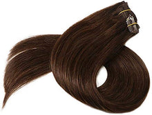 Load image into Gallery viewer, Clip In Remy Human Hair Extension With Multi-color 90g-مقطع في وصلات شعر ريمي بشري متعدد الألوان