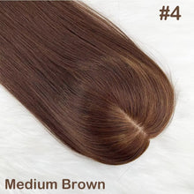 Load image into Gallery viewer, Full Human Hair Silk Base Topper -Lightweight &amp; Breathable , Natural-Looking, Realistic Comfort for Everyday Wear
