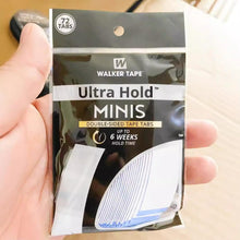 Load image into Gallery viewer, Double Sided Tapes Stickers Adhesive for Hair System Replacement T (Walker Tape 72 Tabs Mini Black)-ملصقات لاصقة مزدوجة الجوانب لنظام الشعر البديل (شريط ووكر 72 علامة تبويب صغيرة سوداء)
