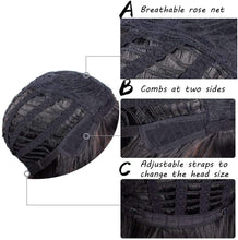 Load image into Gallery viewer, Men&#39;s long Wigs  Synthetic  ,FiberFull Wigs-باروكات رجالية طويلة مصنوعة من الألياف الصناعية
