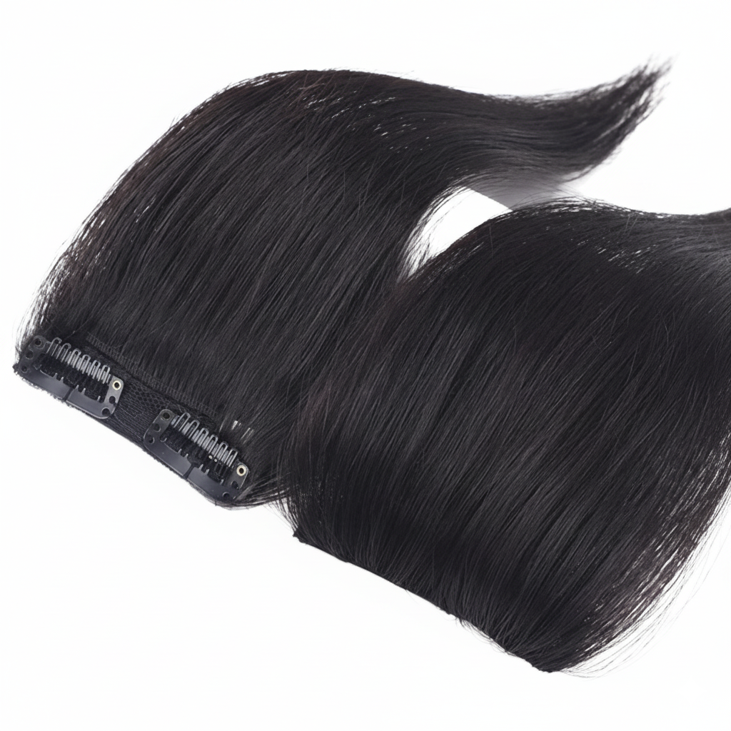 New Hand-made Hair Topper Extension, Invisible Seamless Edge, Breathable & Lightweight,3D Loop-Knitting, Real Human Hair Pad for High Crown & Volume