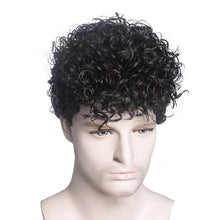 Load image into Gallery viewer, Men&#39;s Fluffy Wigs Mens Short Curly Fluffy Wig Natural Men Wig Synthetic Full Wigs（deepcurve)
