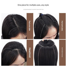 Load image into Gallery viewer, New Hand-made Hair Topper Extension, Invisible Seamless Edge, Breathable &amp; Lightweight,3D Loop-Knitting, Real Human Hair Pad for High Crown &amp; Volume
