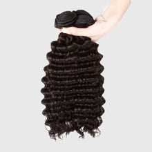 Load image into Gallery viewer, 7A Remy Human Hair Extension  Deep Wave  7A ريمي الشعر التمديد الإنسان موجة عميقة
