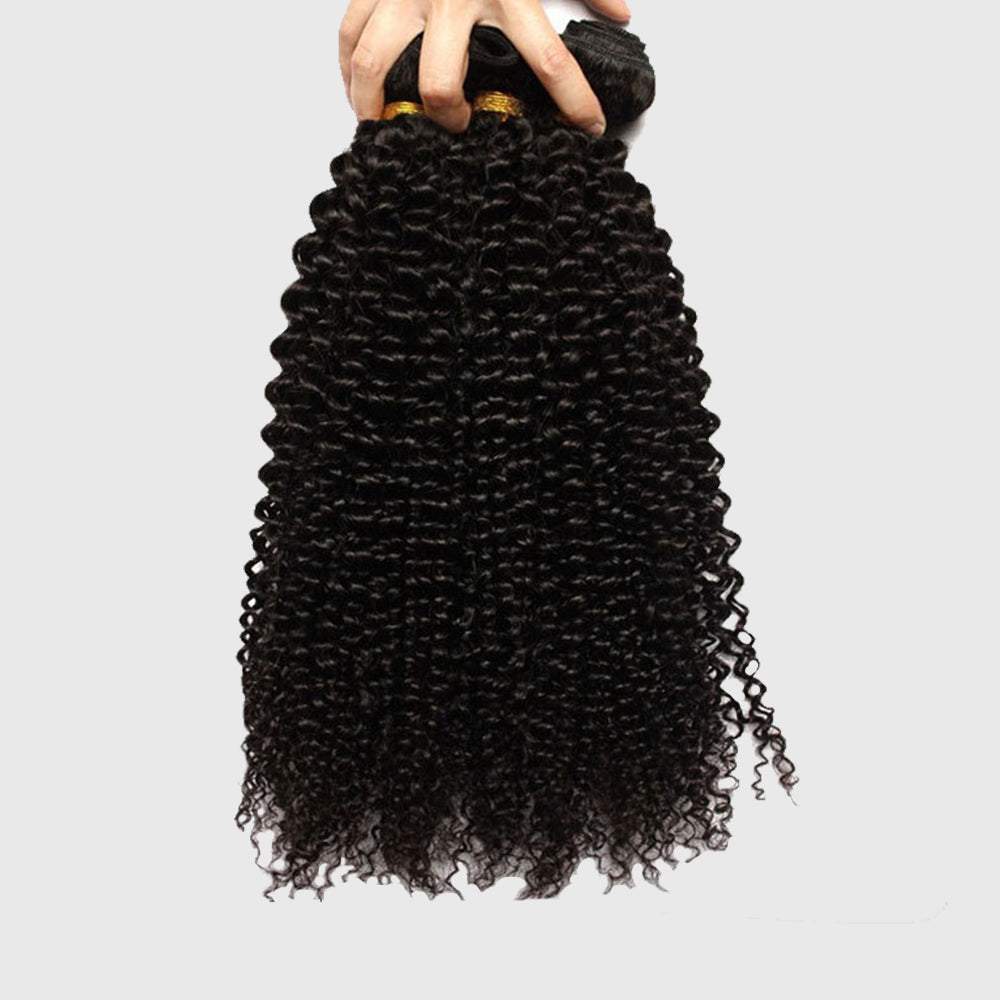 12A  Double Drawn Virgin deep wave hair extensionتمديد الشعر البكر