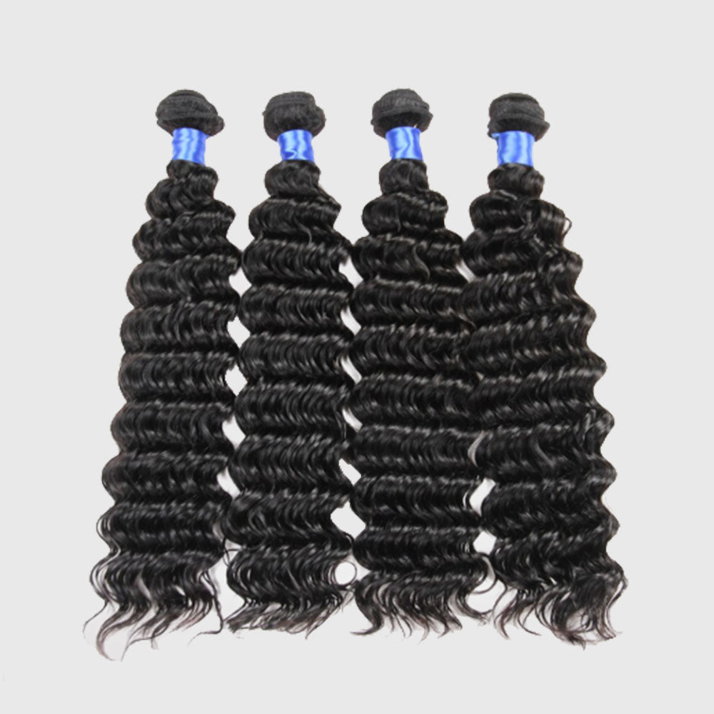 10A Deep Wave  Human Hair  Extension