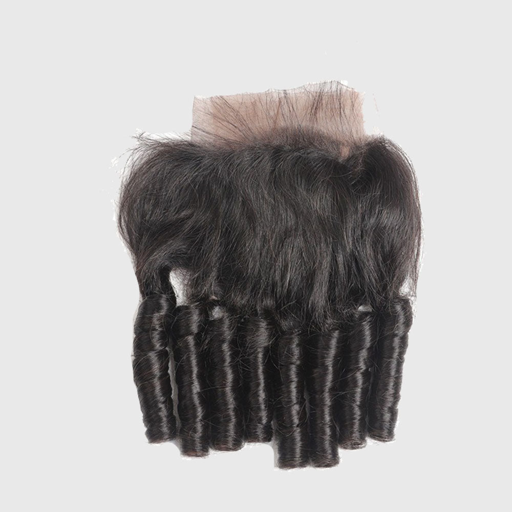 Hand Made Fummi Human Hair  Lace  Closure 4*4-صنع يدوي Fummi إغلاق الدانتيل شعر بشري 4 * 4