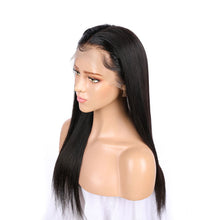 Load image into Gallery viewer, Human Hair Straight Wigs with 13x4 Lace Front Lace شعر مستعار بشري مستقيم مع دانتيل أمامي دانتيل 13x4
