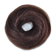 Load image into Gallery viewer, Estelle Real hair donut ball head wig hair bag wig ring real hair ring hair fluffy curly lady ball head hair twister
