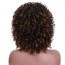 Load image into Gallery viewer, Estelle European and American wig female African small curly explosive head long curly hair head cover chemical fiber high temperature silk wig Afro wigs
