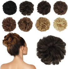 Load image into Gallery viewer, Eestelle Human Hair Messy Buns ,100% Human Hair Bun Hair Piece-كعكة الشعر البشري الفوضوية من Eestelle ، قطعة شعر كعكة شعر بشري 100٪
