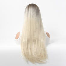 Load image into Gallery viewer, Estelle Long Straight Hair Female Milk Blonde Wigs Full Head Covers
