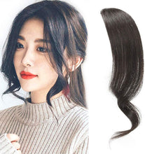 Load image into Gallery viewer, Estelle 2 Pieces Wave Side Bangs Real Human Hair Clip In Bangs Wave Fringe Hair Extensions Estelle 2 قطعة من الانفجارات الجانبية المموجة مشبك شعر بشري حقيقي في وصلات شعر مموجة هامش
