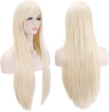 Load image into Gallery viewer, Estelle Wigs 32 Inches 80 cm Long Straight Anime Fashion Women&#39;s Cosplay Wig Party Wig With Free Wig Cap
