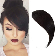 Load image into Gallery viewer, Estelle 2 Pieces Wave Side Bangs Real Human Hair Clip In Bangs Wave Fringe Hair Extensions Estelle 2 قطعة من الانفجارات الجانبية المموجة مشبك شعر بشري حقيقي في وصلات شعر مموجة هامش
