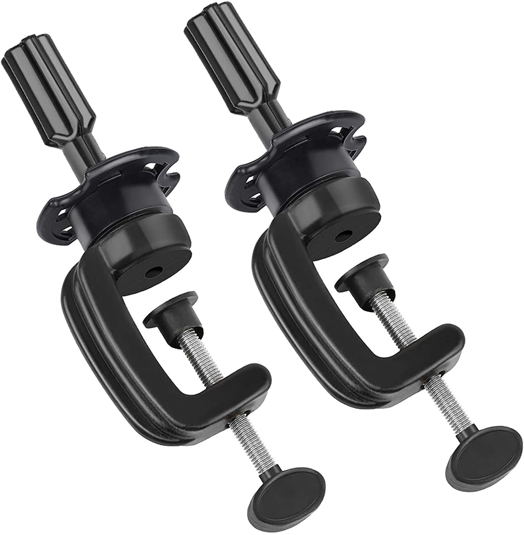 Estelle Head Holder Clamp, 2 Pieces Table Clamp For Head Mannequin, Dummy Head Holder مشبك حامل رأس من قطعتين مشبك طاولة لحامل رأس عارضة أزياء دمية