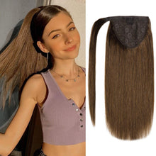 Load image into Gallery viewer, Eestelle Human Hair Ponytail Extension Clip in Ponytail Hair Extensions -مقطع في ذيل حصان شعر بشري
