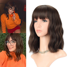 Load image into Gallery viewer, Estelle Fiber Heat Resistant Wig, Nature looking ,Curl, Bodywave, Straight, long, Short, Black, Brown, for Cosplay Daily Party Use Synthetic Hair Replacement Wig For Fashion Women (Black Mix Brown)
