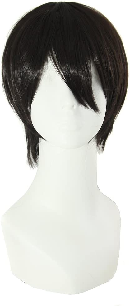 Estelle Mens Short Straight Fashion Cosplay Costume Wig أزياء تنكرية قصيرة مستقيمة للرجال
