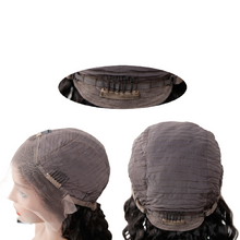Load image into Gallery viewer, Orange  Gradient Human Hair  Wig with 13x4 Lace Front-شعر مستعار بشري برتقالي متدرج مع جبهة دانتيل 13x4
