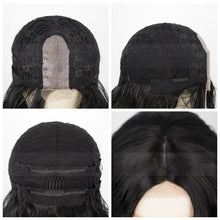 Load image into Gallery viewer, Estelle  women&#39;s small  lace Front wigs fiber long curly hair big wave wigs wig headgear with multi fashion ombre color
