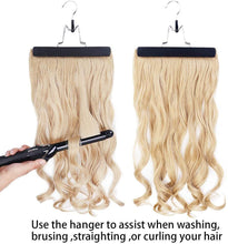 Load image into Gallery viewer, Estelle 2 Pieces Of Hair Extension Portable Wig Storage Bag Carrying Case Suitable For Store style Hair with Hook حقيبة تخزين شعر مستعار محمولة من قطعتين من Estelle مناسبة لتصفيف الشعر مع خطاف
