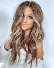 Load image into Gallery viewer, Estelle Fiber Heat Resistant Wig, Nature looking ,Curl, Bodywave, Straight, long, Short, Black, Brown, for Cosplay Daily Party Use Synthetic Hair Replacement Wig For Fashion Women (Blonde Ombre 8/613)
