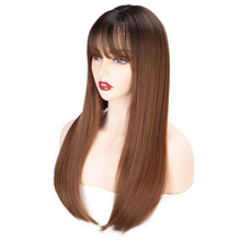 Load image into Gallery viewer, Estelle European and American Women&#39;s Wigs Chemical Fiber High Temperature Silk Long Curly Hair Fashion Headgear Wigs
