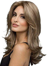 Load image into Gallery viewer, Estelle Fiber Heat Resistant Wig, Nature looking ,Curl, Bodywave, Straight, long, Short, Black, Brown, for Cosplay Daily Party Use Synthetic Hair Replacement Wig For Fashion Women
