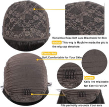 Load image into Gallery viewer, Estelle Short Bob Wigs with Bangs Brazilian Straight Human Hair Wigs 150% Density None Lace Front Wigs Glueless Machine Made Bob Wigs for Black Women Black
