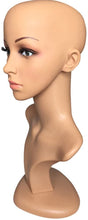 Load image into Gallery viewer, Estelle Female Mannequin Head Model Stand For Wig ，Glasses， Hat Display  -Estelle أنثى عارضة أزياء نموذج الرأس حامل لشعر مستعار ، نظارات ، قبعة عرض
