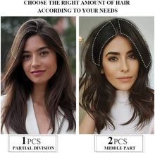 Load image into Gallery viewer, Estelle Clips-In Synthetic Short Straight Hair Piece Invisible for Thinning Hair 2 Pieces
