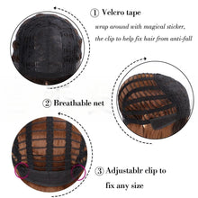 Load image into Gallery viewer, Estelle European and American Women&#39;s Wigs Chemical Fiber High Temperature Silk Long Curly Hair Fashion Headgear Wigs
