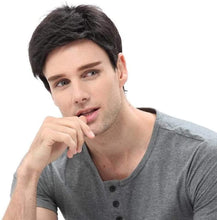 Load image into Gallery viewer, Estelle Men Wigs Natural Men&#39;s Short Hair Wig Micro Curly Wigs Hair Wig Estelle الرجال الباروكات الطبيعية قصيرة شعر مستعار شعر مستعار مايكرو مجعد الباروكات
