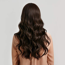 Load image into Gallery viewer, Long Wavy Wigs with Bangs for Women Natural Looking Full Wigs Heat Resistant Synthetic Wigs for Daily Party Cosplay Wear-شعر مستعار طويل مموج مع الانفجارات للنساء بمظهر طبيعي كامل الباروكات الاصطناعية مقاومة للحرارة لارتداء الحفلات التنكرية اليومية
