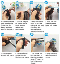 Load image into Gallery viewer, Lace Front Support Tape Roll Strong Adhesive Double-Sided Blue Tape for Skin Weft Hair Toupees and Wigs Water-Proof شريط دعم أمامي من الدانتيل من Estelle شريط لاصق قوي على الوجهين باللون الأزرق لشعر اللحمة وشعر مستعار مقاوم للماء.
