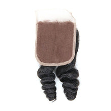 Load image into Gallery viewer, Hand Made Loose Wave Human Hair  Lace  Closure 4*4 -صنع يدوي فضفاض موجة شعر بشري إغلاق الدانتيل 4 * 4
