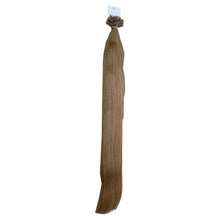 Load image into Gallery viewer, Estelle I Tip Hair Extensions Human Hair 24 Inch Extensions with Natural Hair  100Strands Keratin Bond Hair Extensions Soft Long Lasting Anti Tangle Color No P6_60
