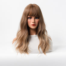 Load image into Gallery viewer, Estelle Wig Female Long Curly Hair Big Wave Medium Long Full Headgear
