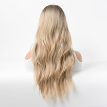 Load image into Gallery viewer, Estelle Wig Female Long Curly Hair Big Wave Medium Long Full Headgear Light Blonde

