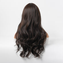 Load image into Gallery viewer, Estelle Wig Female Long Curly Hair Big Wave Medium Long Full Headgear Black
