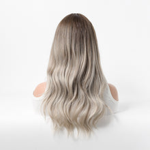 Load image into Gallery viewer, Estelle Wig Female Long Curly Hair Big Wave Medium Long Full Headgear Ash Brown
