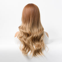 Load image into Gallery viewer, Estelle Wig Female Long Curly Hair Big Wave Medium Long Full Headgear Light Brown Blonde

